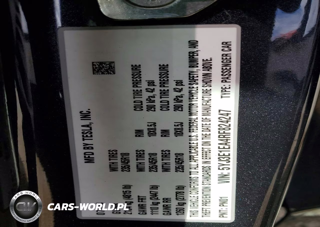 2024 Tesla Model 3 VIN:5YJ3E1EA4RF824247 - 12