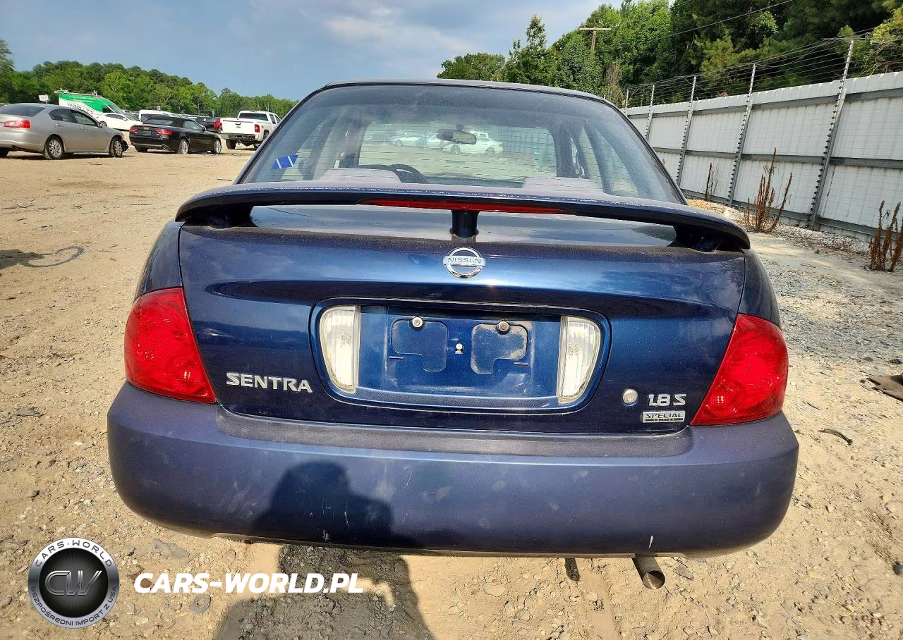 2006 Nissan Sentra 1.8 VIN:3N1CB51D16L457081 - 6