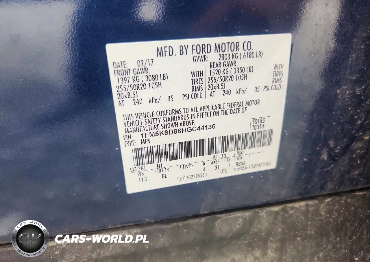 2017 Ford Explorer Xlt VIN:1FM5K8D88HGC44136 - 13