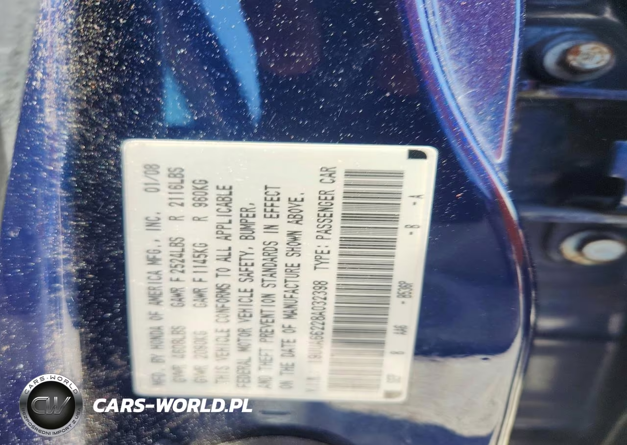 2008 Acura Tl VIN:19UUA66228A032398 - 12