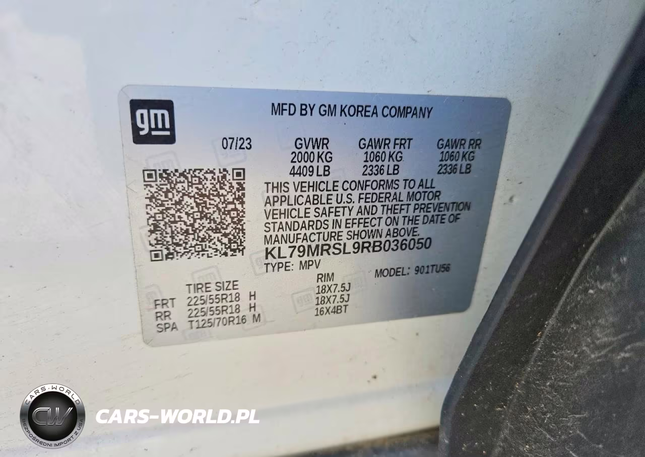 2024 Chevrolet Trailblazer Lt VIN:KL79MRSL9RB036050 - 13