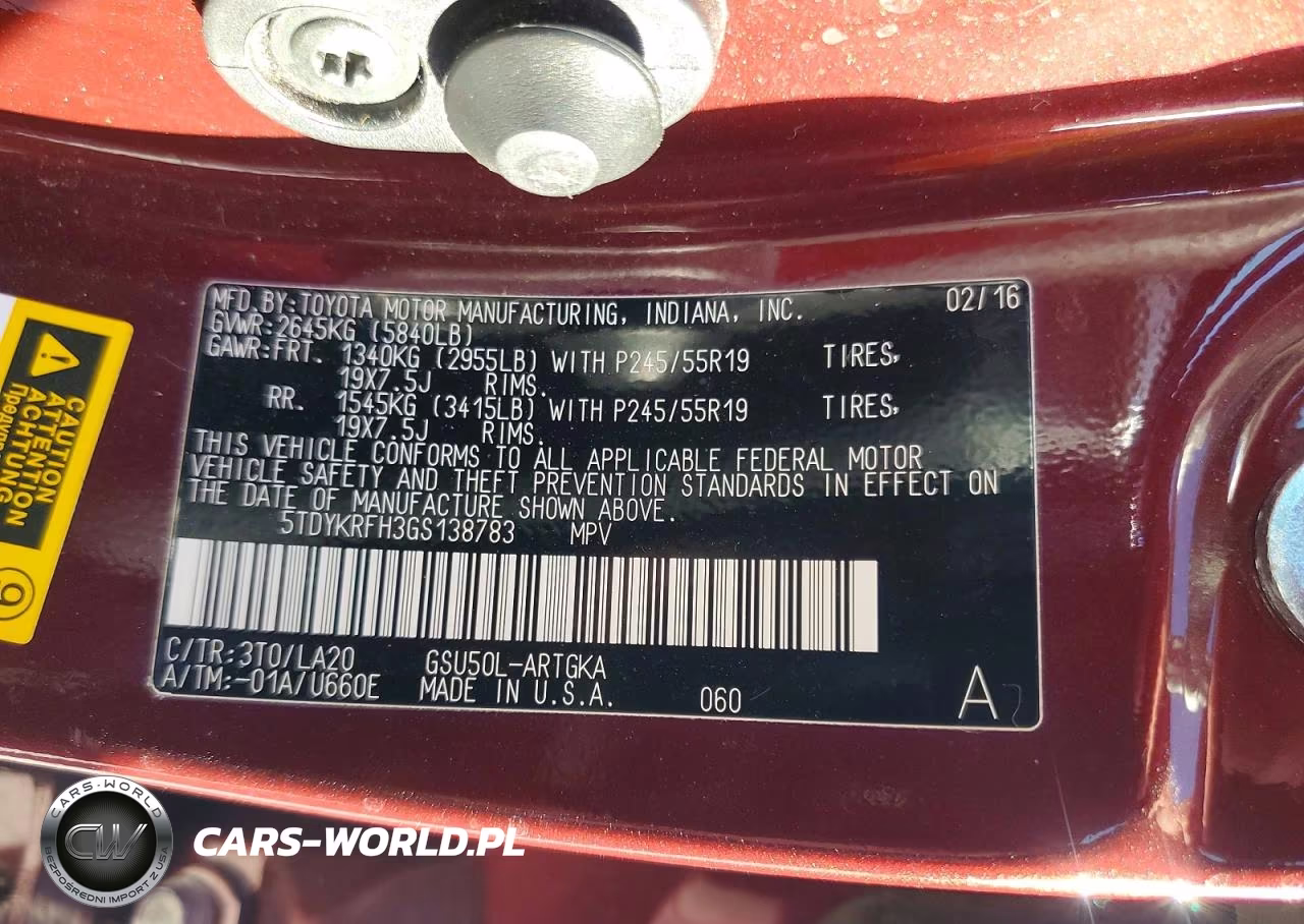 2016 Toyota Highlander Limited VIN:5TDYKRFH3GS138783 - 13