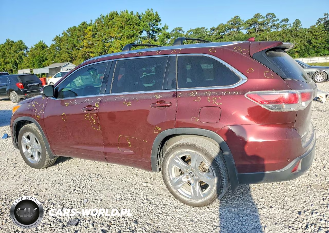 2016 Toyota Highlander Limited VIN:5TDYKRFH3GS138783 - 2
