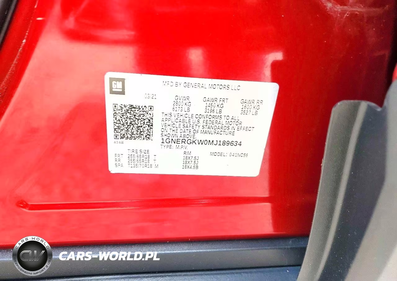 2021 Chevrolet Traverse Lt VIN:1GNERGKW0MJ189634 - 13