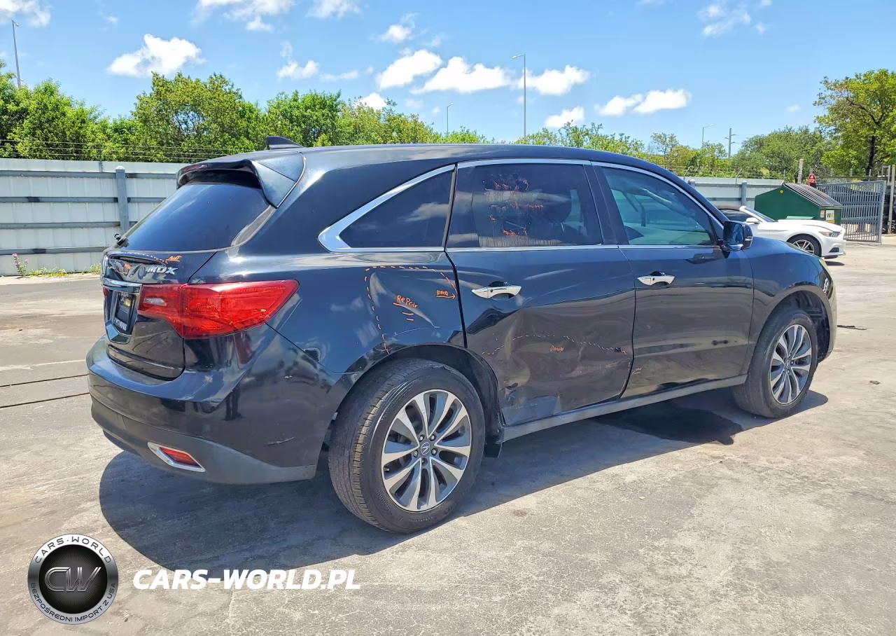 2016 Acura Mdx Technology Acurawatch Plus Packages-Technology Package VIN:5FRYD3H48GB018336 - 3