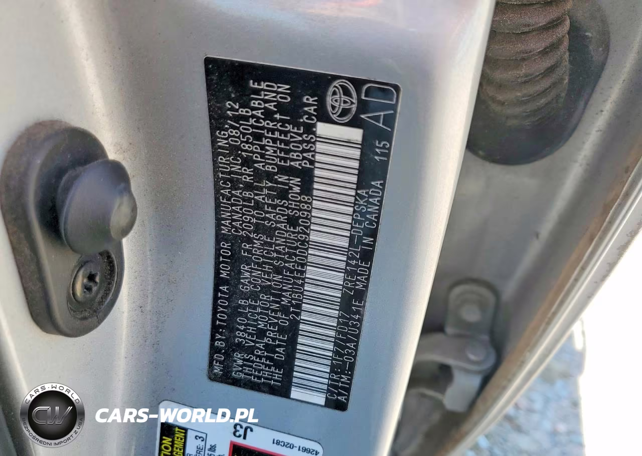 2013 Toyota Corolla S VIN:2T1BU4EE0DC920988 - 12