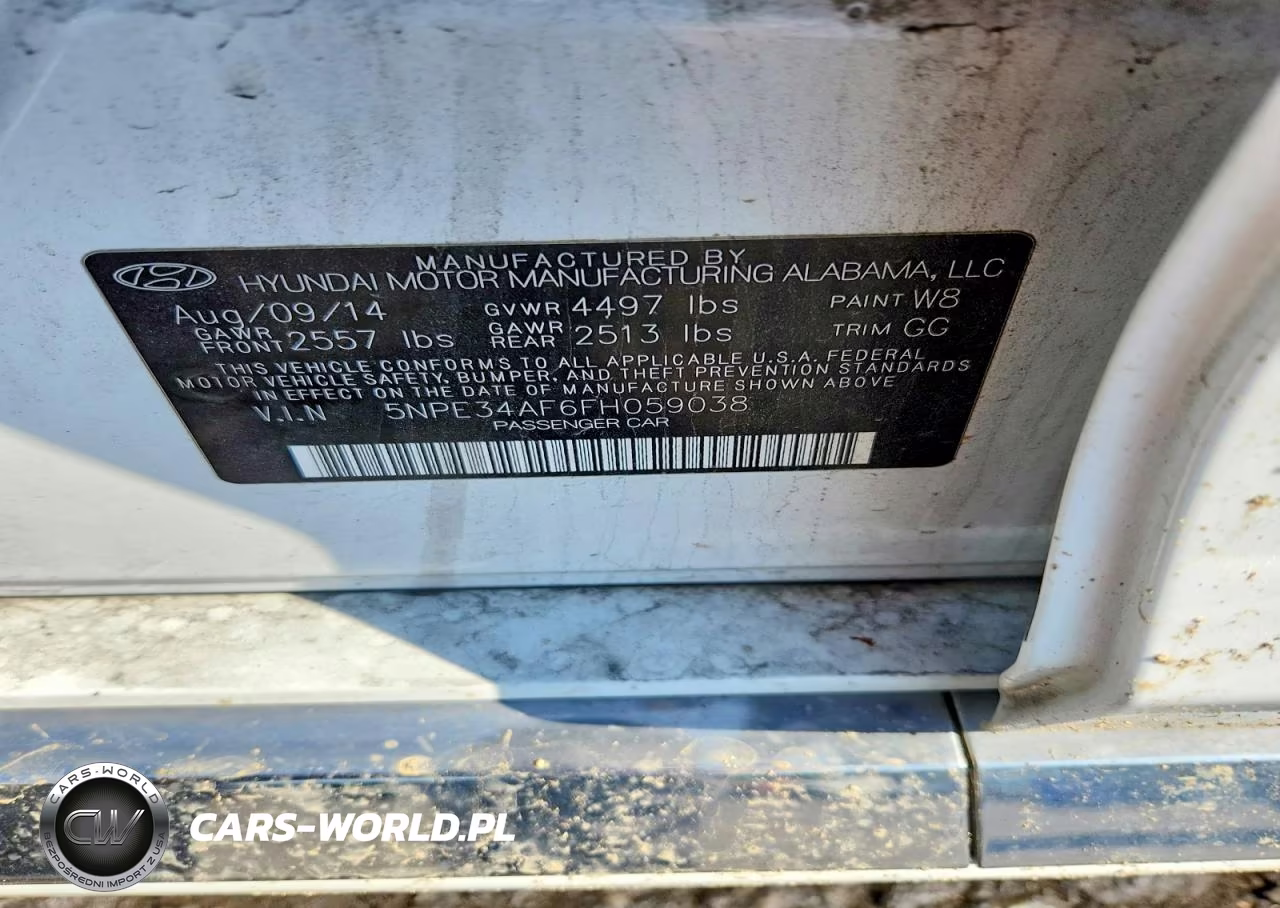 2015 Hyundai Sonata Sport VIN:5NPE34AF6FH059038 - 12