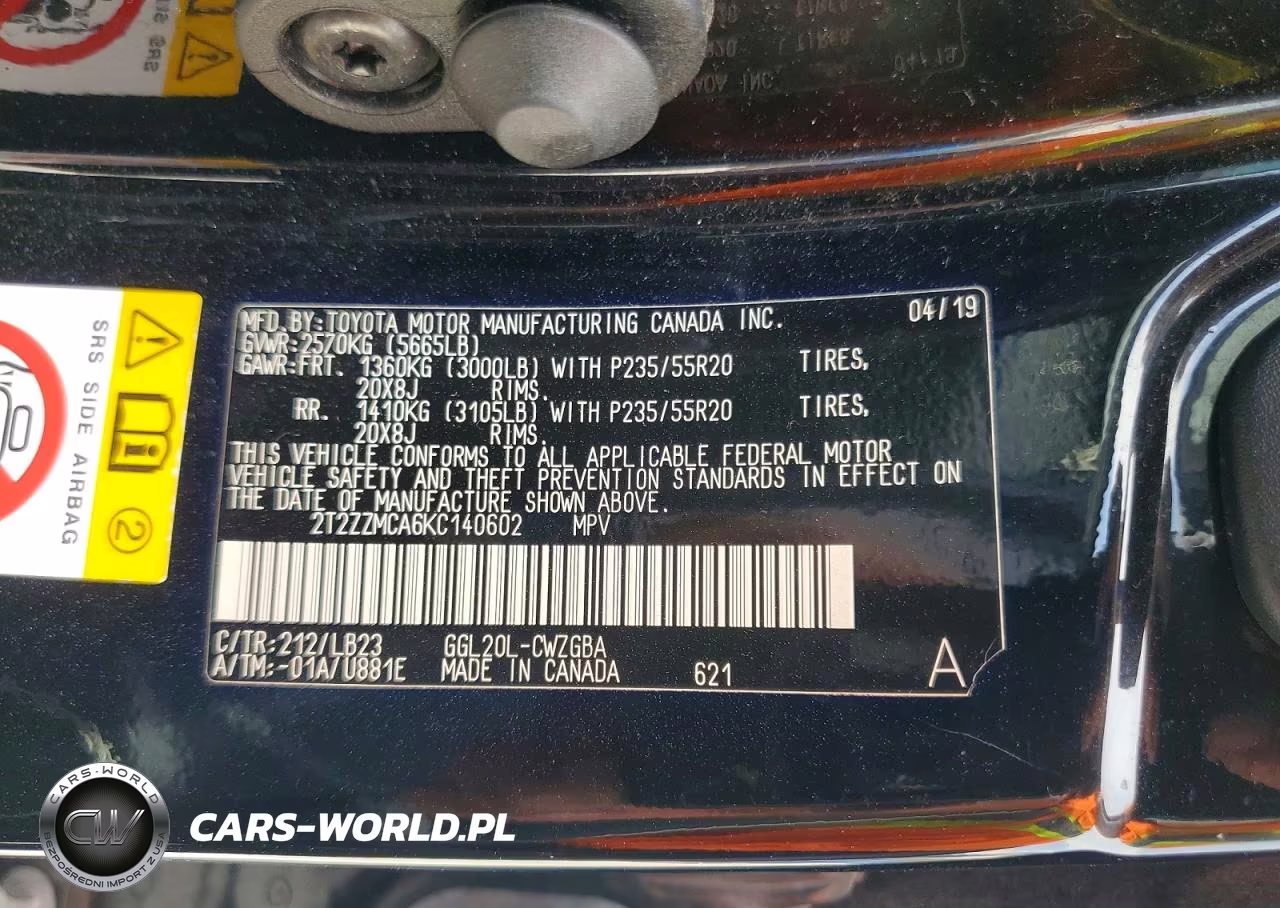 2019 Lexus Rx 350 Base VIN:2T2ZZMCA6KC140602 - 14