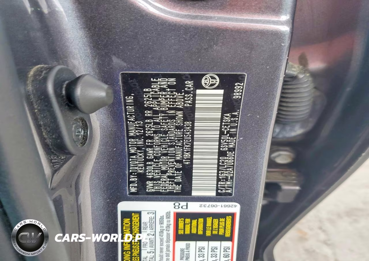 2014 Toyota Camry Se V6 VIN:4T1BK1FK7EU543438 - 12
