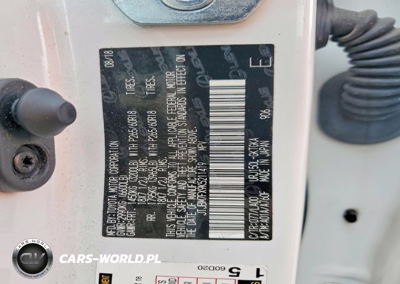 2019 Lexus Gx 460 VIN:JTJBM7FX9K5211419 - 14
