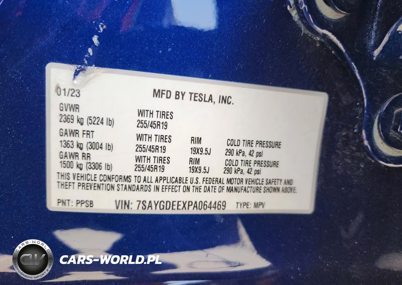 2023 Tesla Model Y VIN:7SAYGDEEXPA064469 - 14