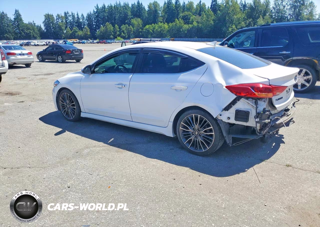 2018 Hyundai Elantra Sport VIN:KMHD04LB4JU518608 - 2