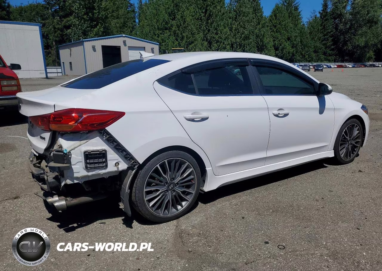 2018 Hyundai Elantra Sport VIN:KMHD04LB4JU518608 - 3