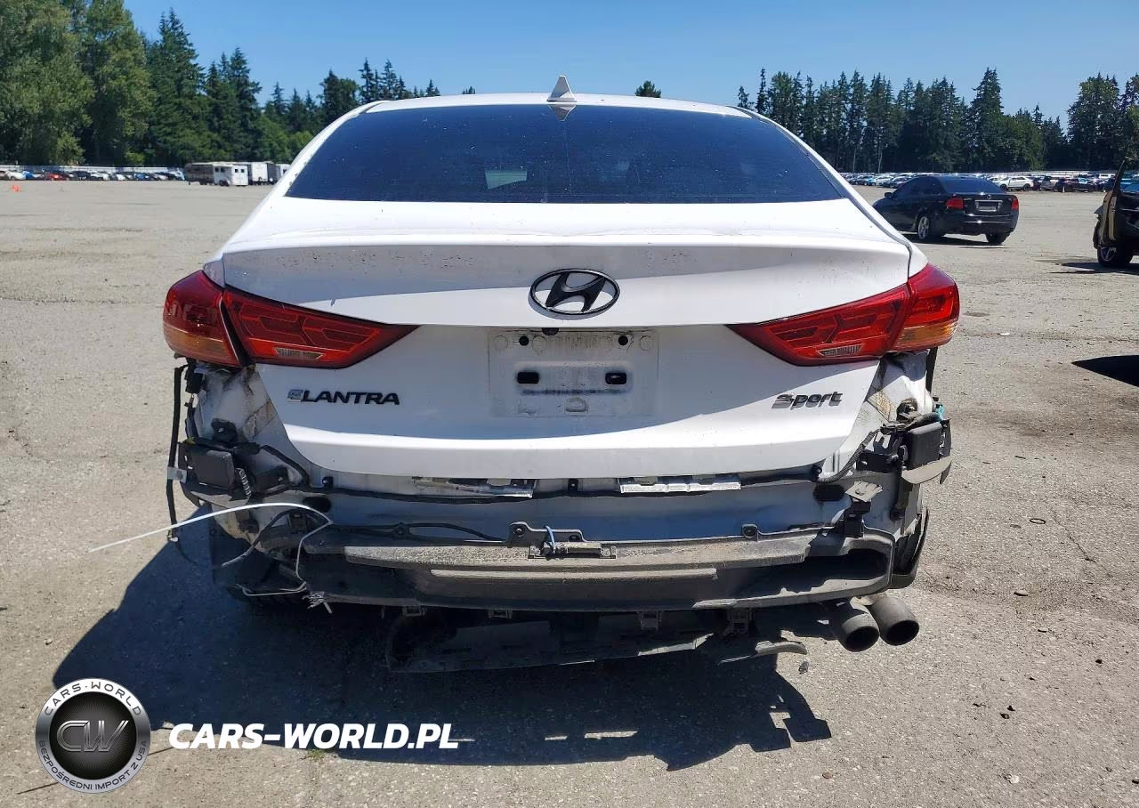 2018 Hyundai Elantra Sport VIN:KMHD04LB4JU518608 - 6