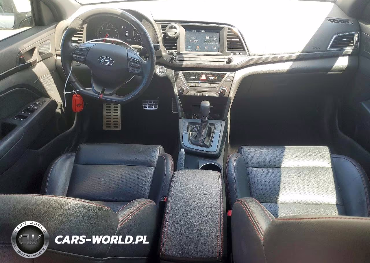 2018 Hyundai Elantra Sport VIN:KMHD04LB4JU518608 - 8