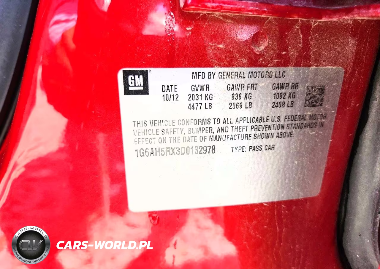 2013 Cadillac Ats Luxury VIN:1G6AH5RX3D0132978 - 12