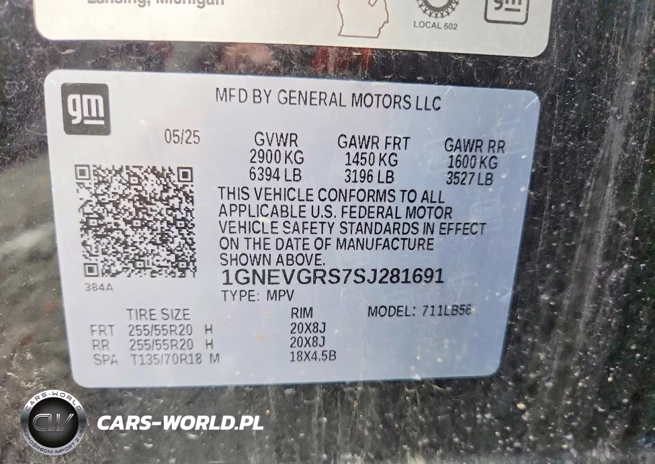 2025 Chevrolet Traverse Lt VIN:1GNEVGRS7SJ281691 - 13