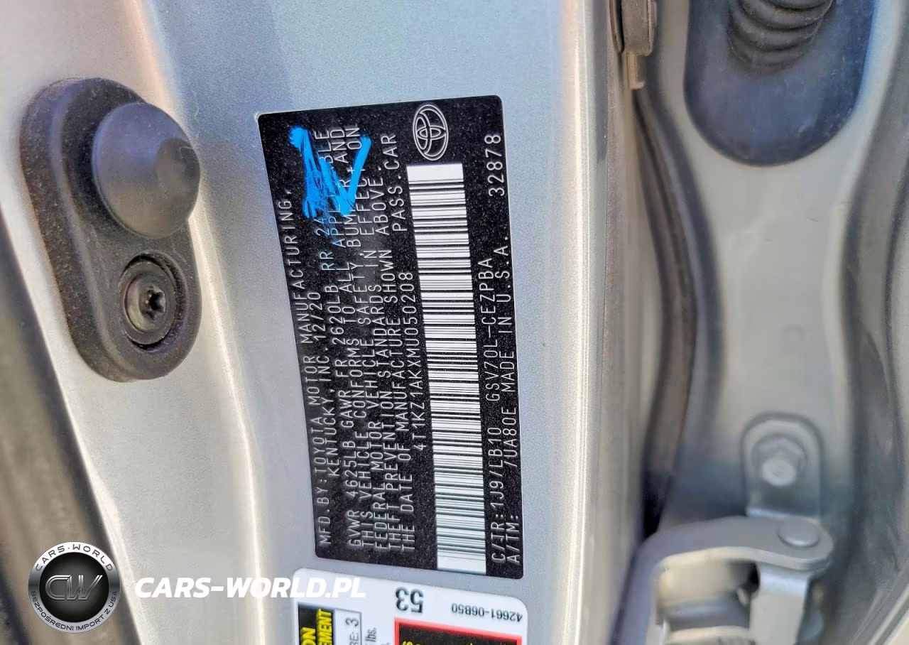 2021 Toyota Camry Xse V6 VIN:4T1KZ1AKXMU050208 - 12