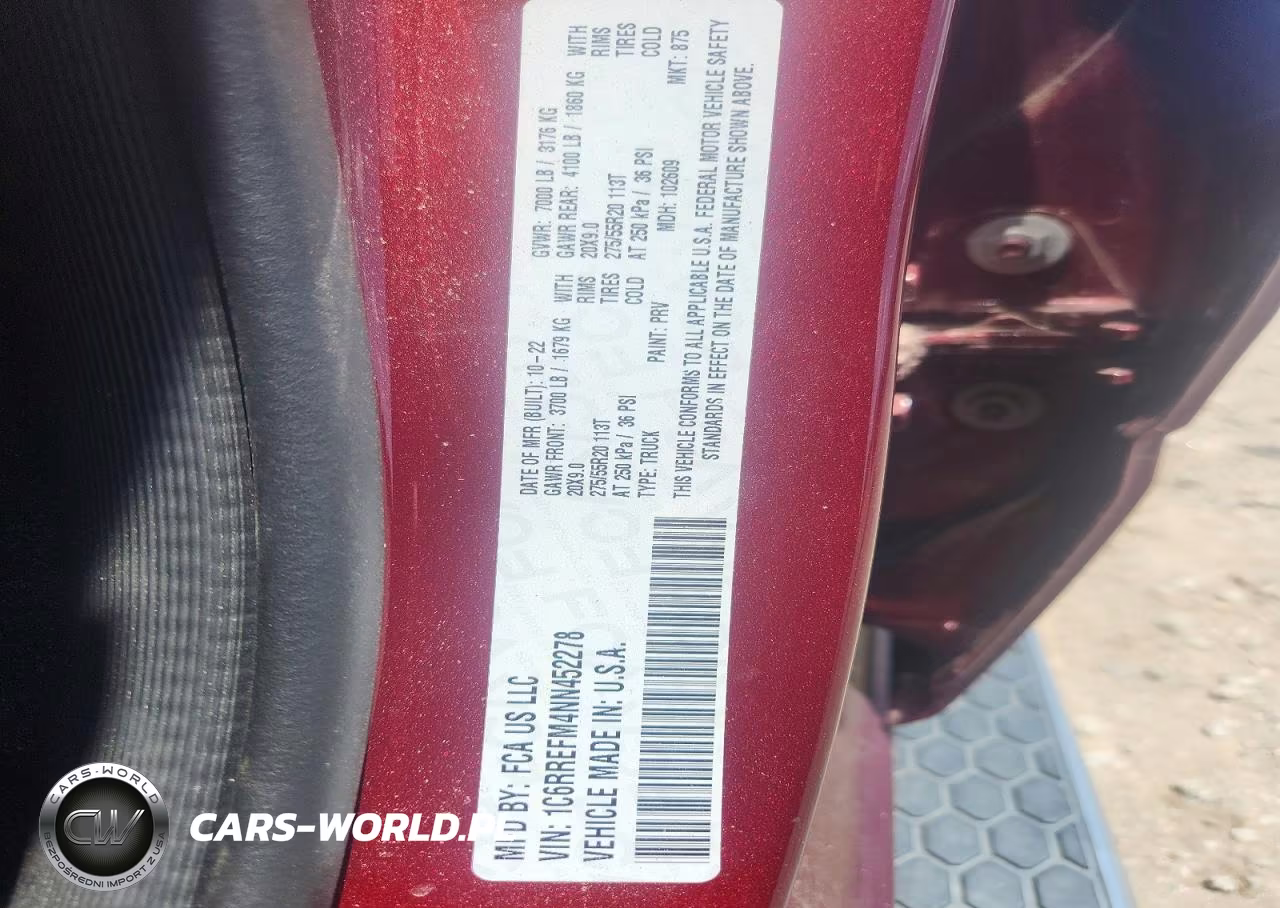 2022 Ram 1500 Big Horn-Lone Star VIN:1C6RREFM4NN452278 - 13