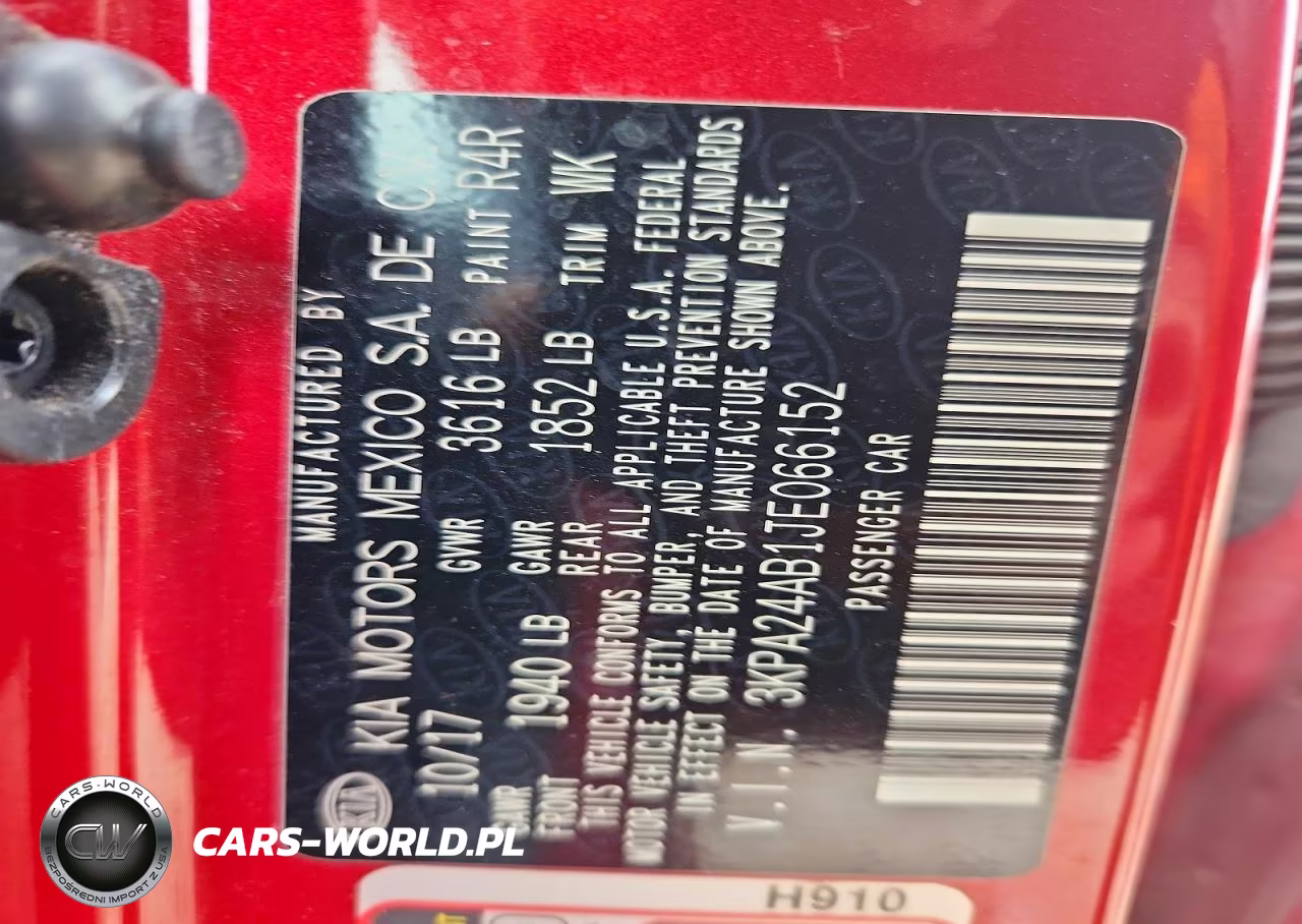 2018 Kia Rio VIN:3KPA24AB1JE066152 - 13