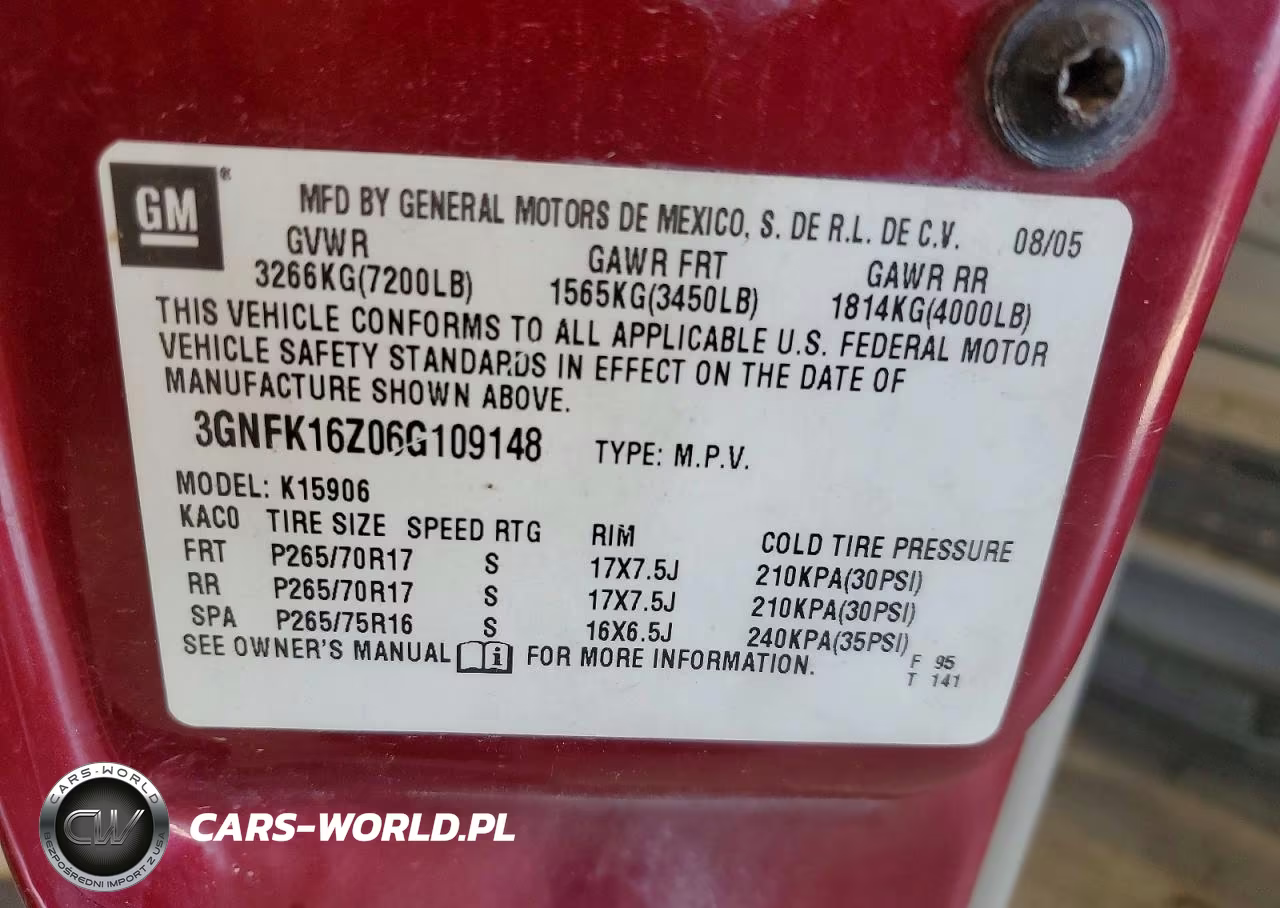 2006 Chevrolet Suburban K1500 VIN:3GNFK16Z06G109148 - 12