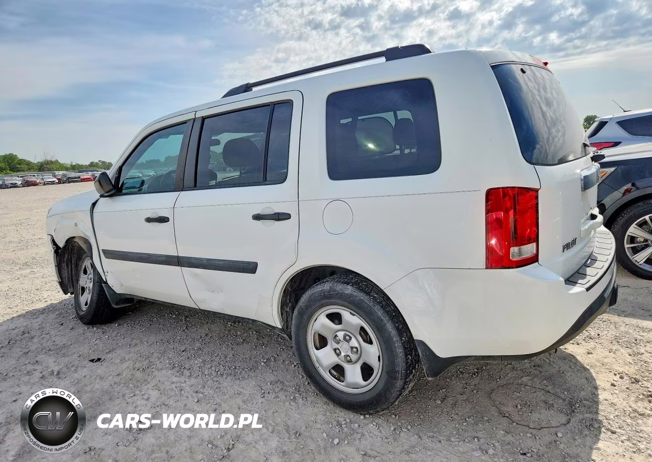 2014 Honda Pilot Lx VIN:5FNYF3H21EB005841 - 2
