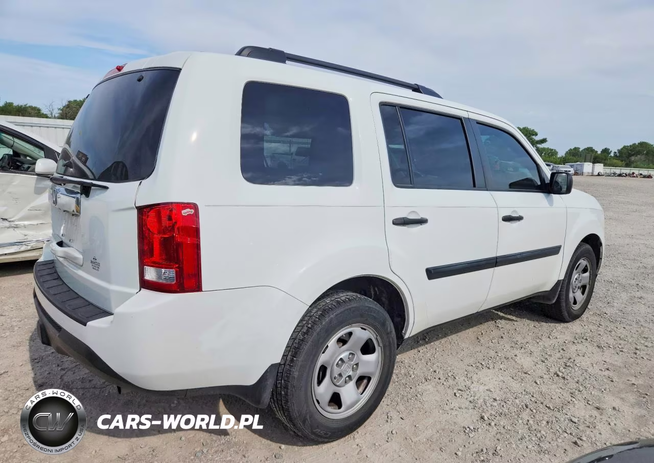 2014 Honda Pilot Lx VIN:5FNYF3H21EB005841 - 3