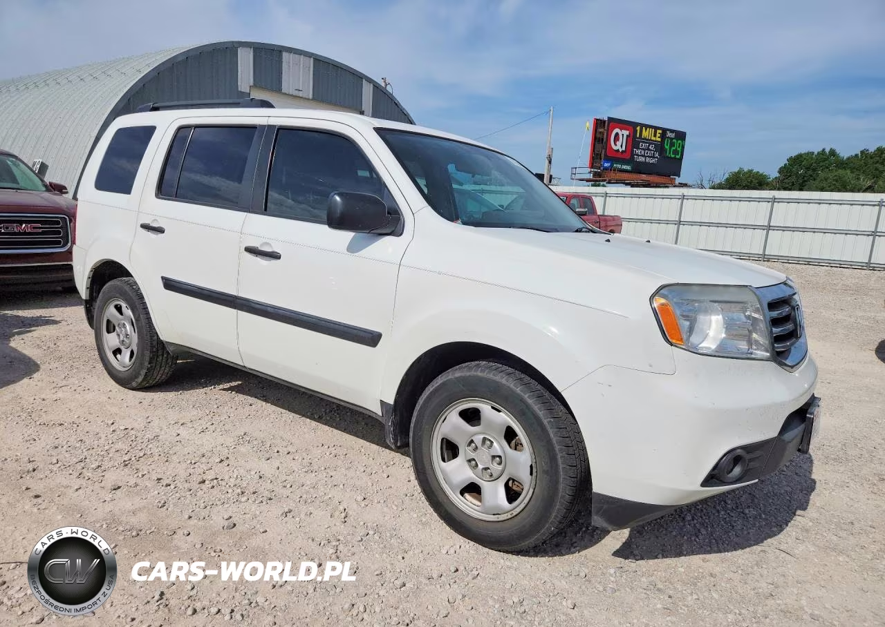 2014 Honda Pilot Lx VIN:5FNYF3H21EB005841 - 4