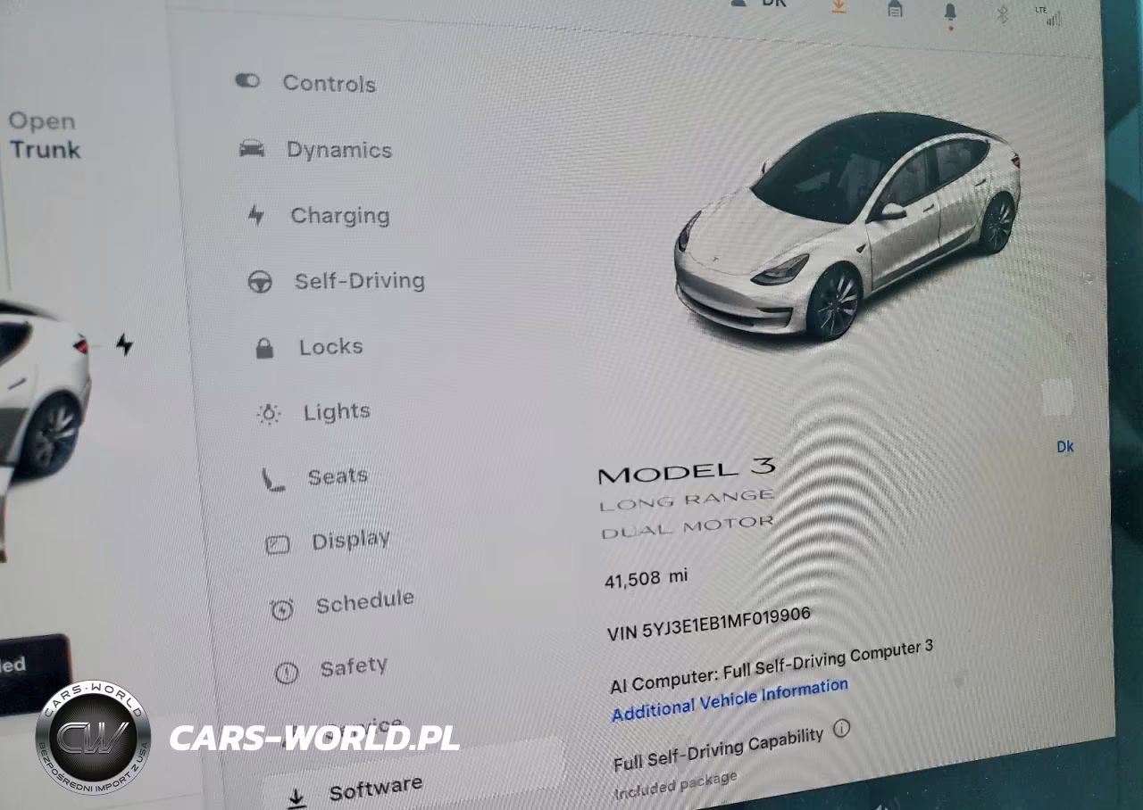 2021 Tesla Model 3 VIN:5YJ3E1EB1MF019906 - 9