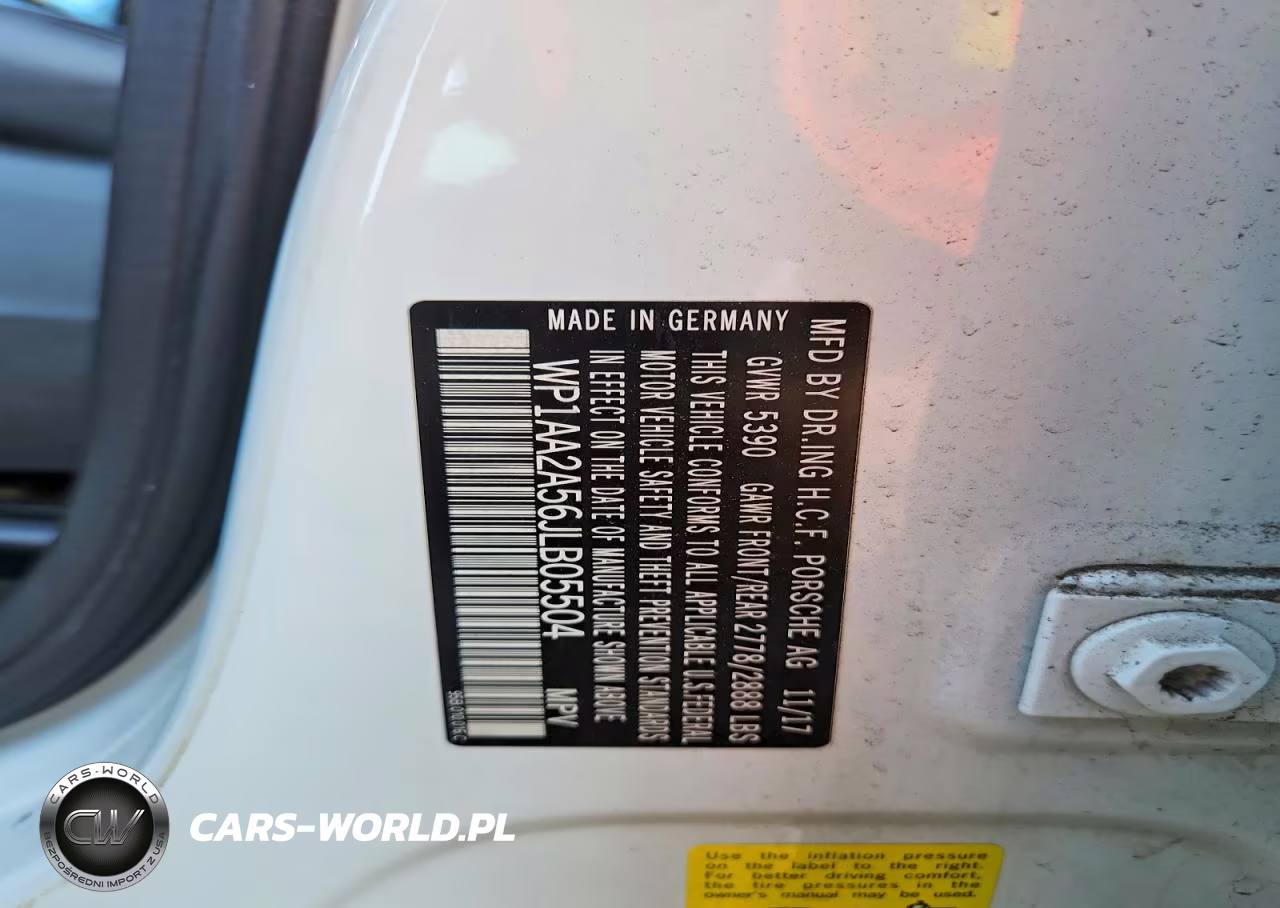 2018 Porsche Macan VIN:WP1AA2A56JLB05504 - 13