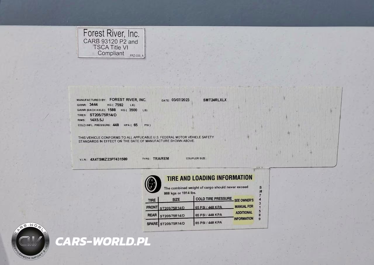 2023 Forest River Cruise Lite Camper VIN:4X4TSMZ23P7431589 - 10