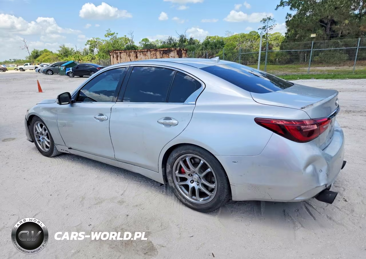 2017 Infiniti Q50 Red Sport 400 VIN:JN1FV7APXHM850810 - 2