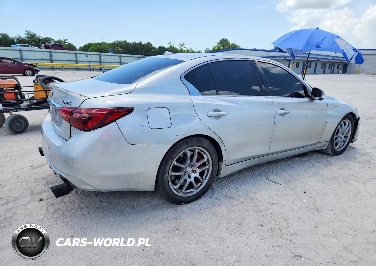 2017 Infiniti Q50 Red Sport 400 VIN:JN1FV7APXHM850810 - 3