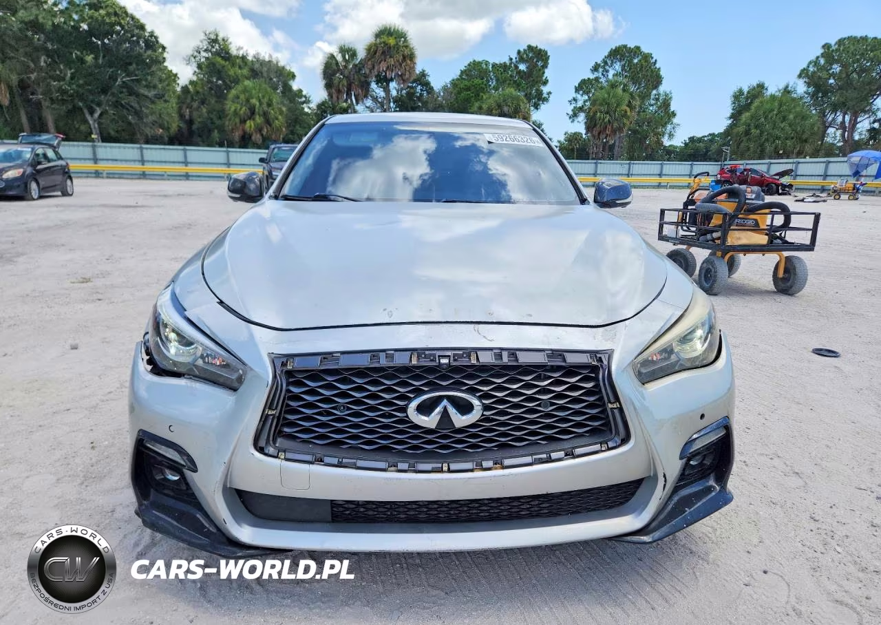 2017 Infiniti Q50 Red Sport 400 VIN:JN1FV7APXHM850810 - 5