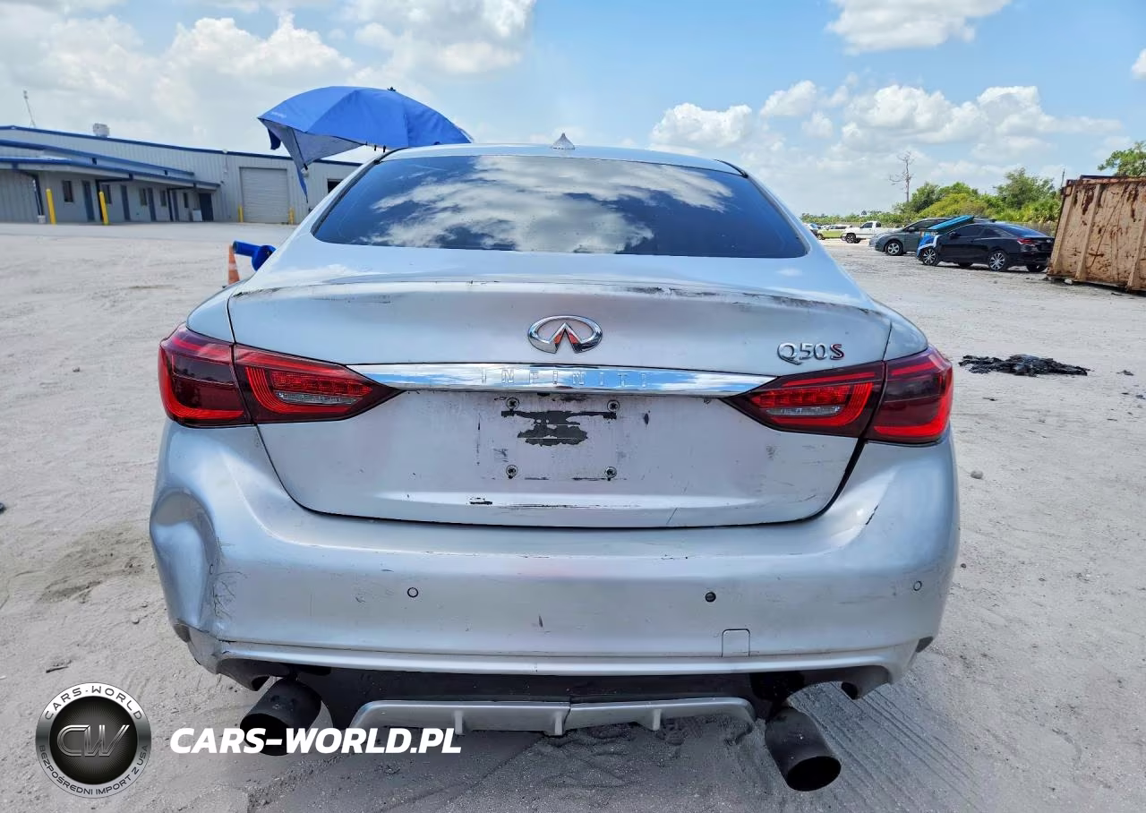 2017 Infiniti Q50 Red Sport 400 VIN:JN1FV7APXHM850810 - 6