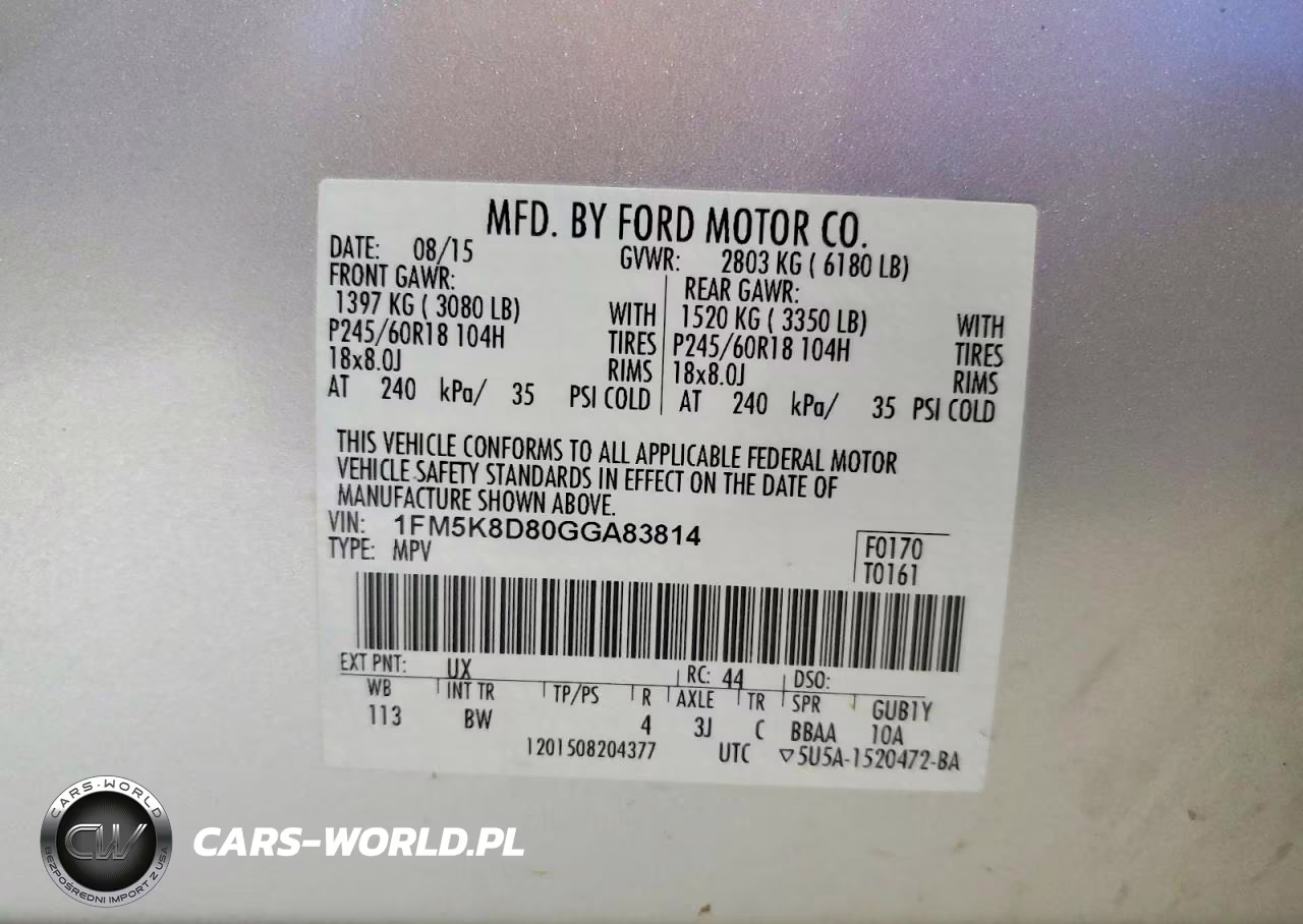 2016 Ford Explorer VIN:1FM5K8D80GGA83814 - 13
