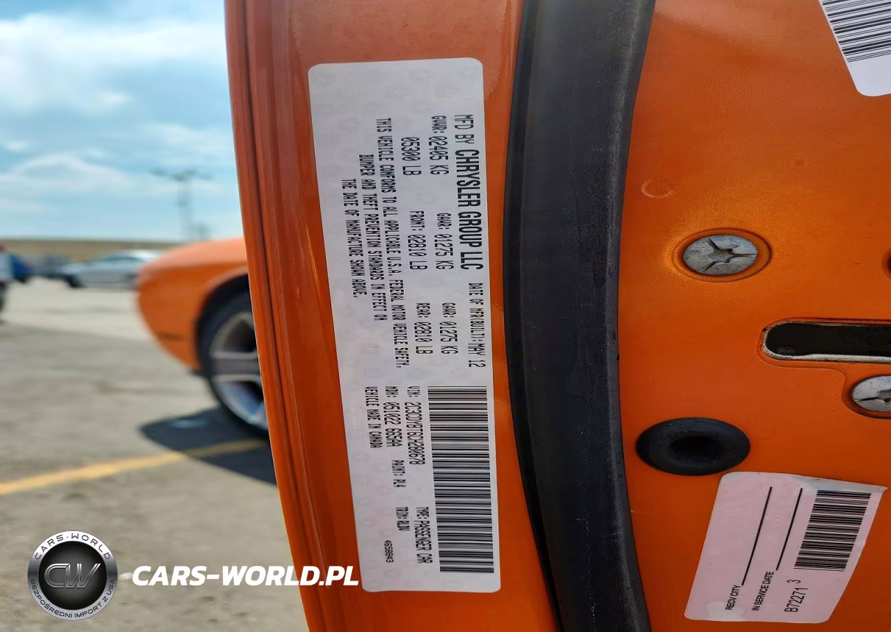 2012 Dodge Challenger R-T VIN:2C3CDYBT6CH280678 - 12