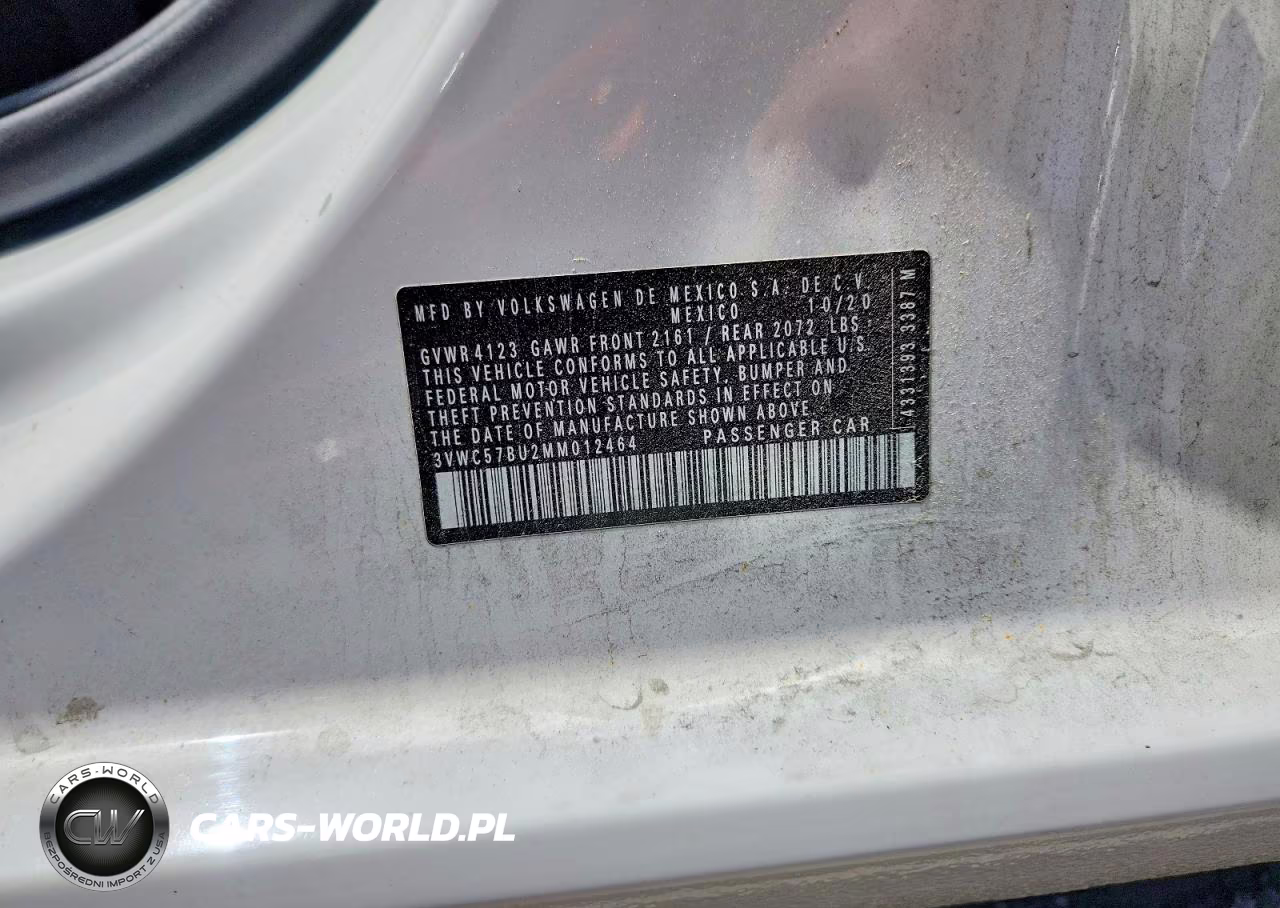 2021 Volkswagen Jetta S VIN:3VWC57BU2MM012464 - 12