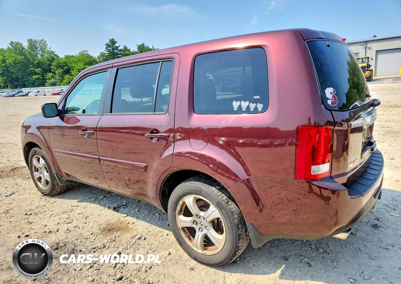 2013 Hond Pilot VIN:5FNYF4H55DB021703 - 2
