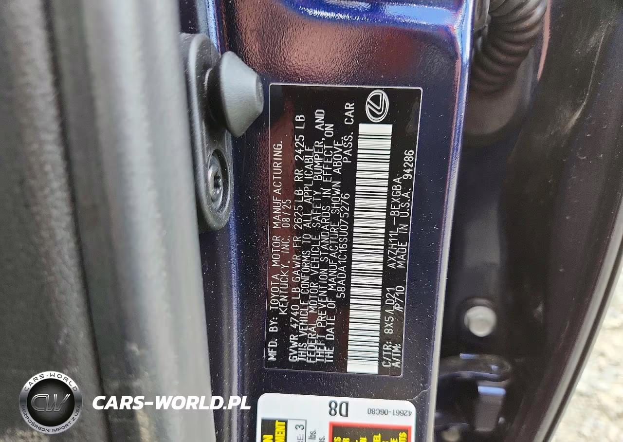 2025 Lexus Es 300H Base VIN:58ADA1C16SU075276 - 12