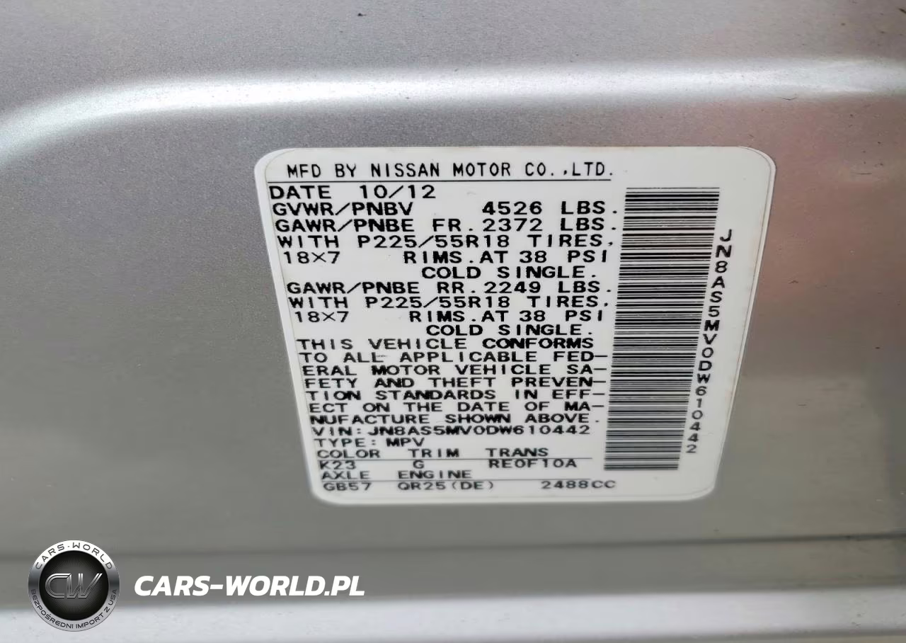 2013 Nissan Rogue S VIN:JN8AS5MV0DW610442 - 12