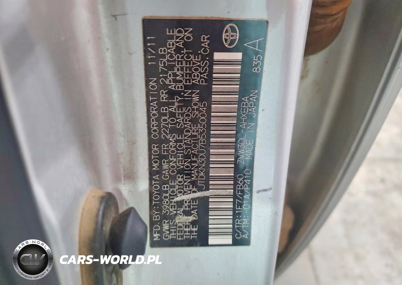 2011 Toyota Prius Two VIN:JTDKN3DU7B5350045 - 13
