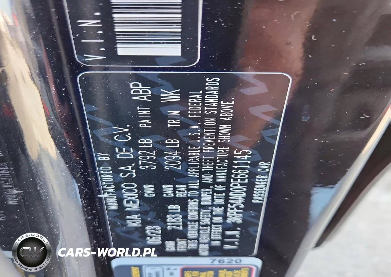2026 Kia Forte Gt Line VIN:3KPF54AD0PE661145 - 12
