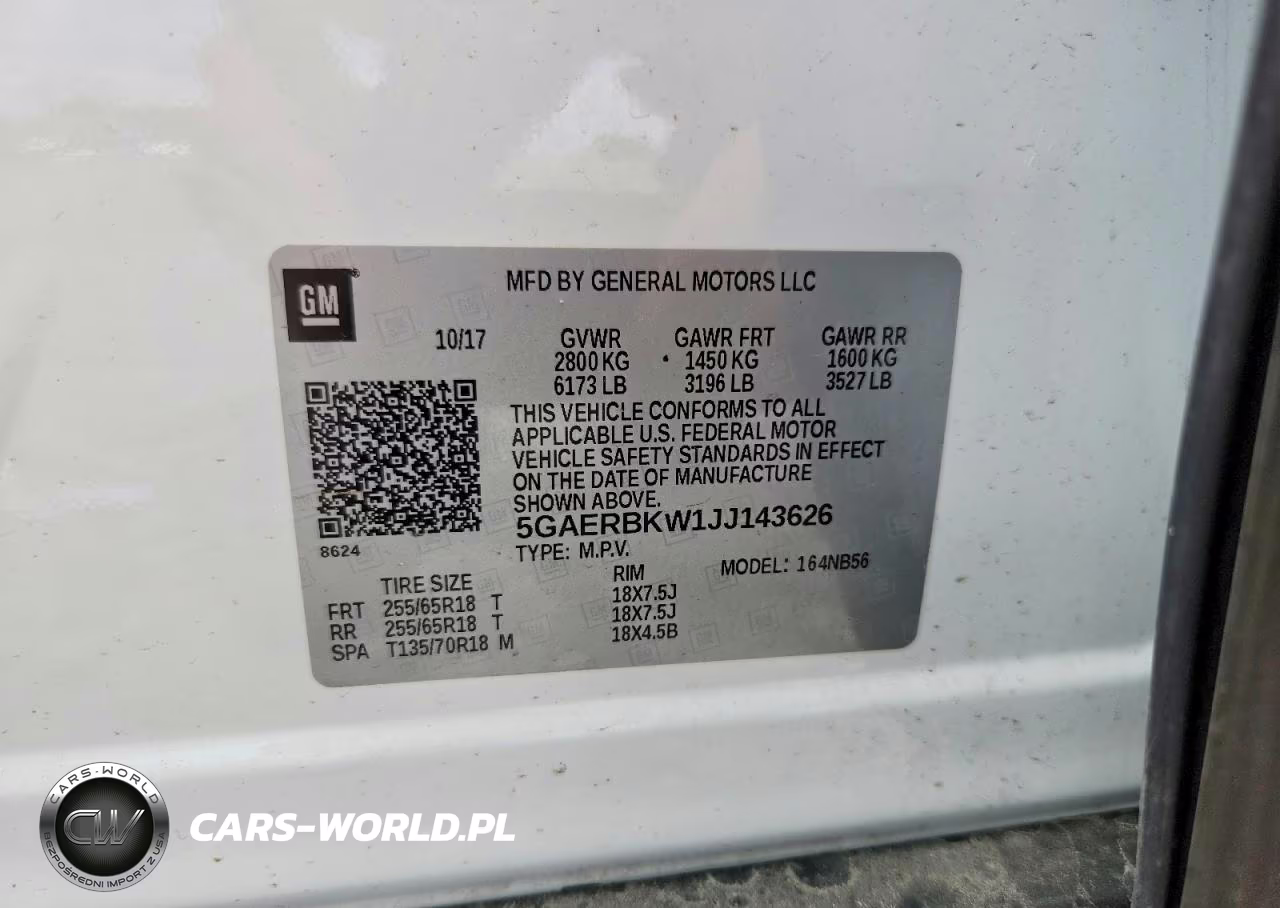 2018 Buick Enclave Essence VIN:5GAERBKW1JJ143626 - 13