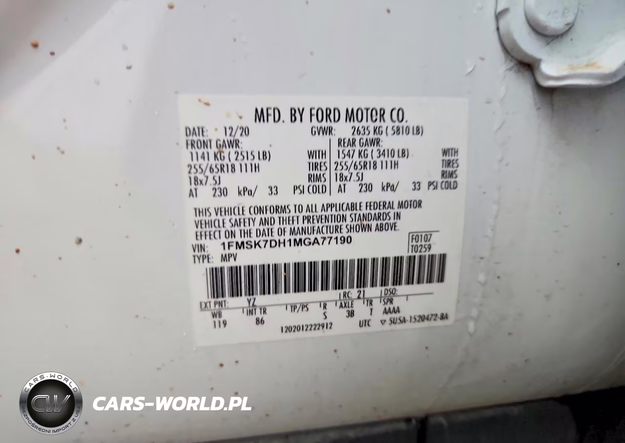 2021 Ford Explorer Xlt VIN:1FMSK7DH1MGA77190 - 13