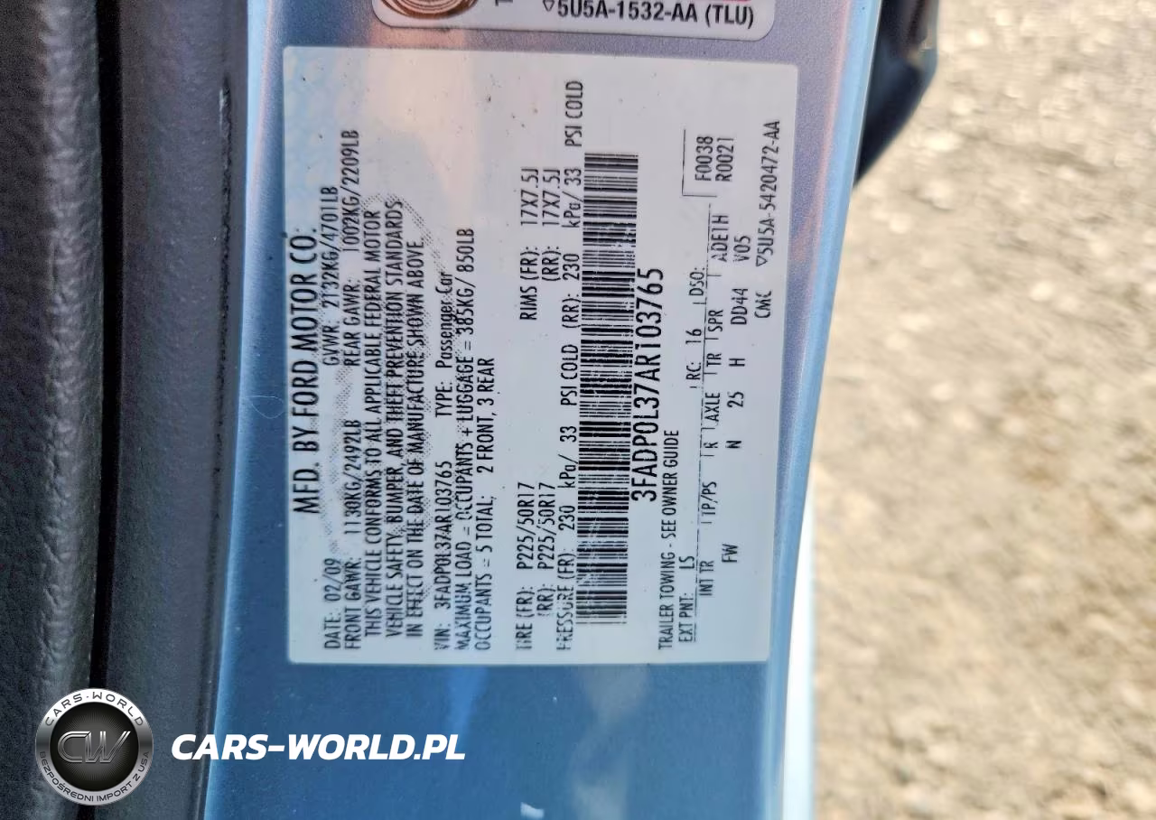2010 Ford Fusion Hybrid VIN:3FADP0L37AR103765 - 12