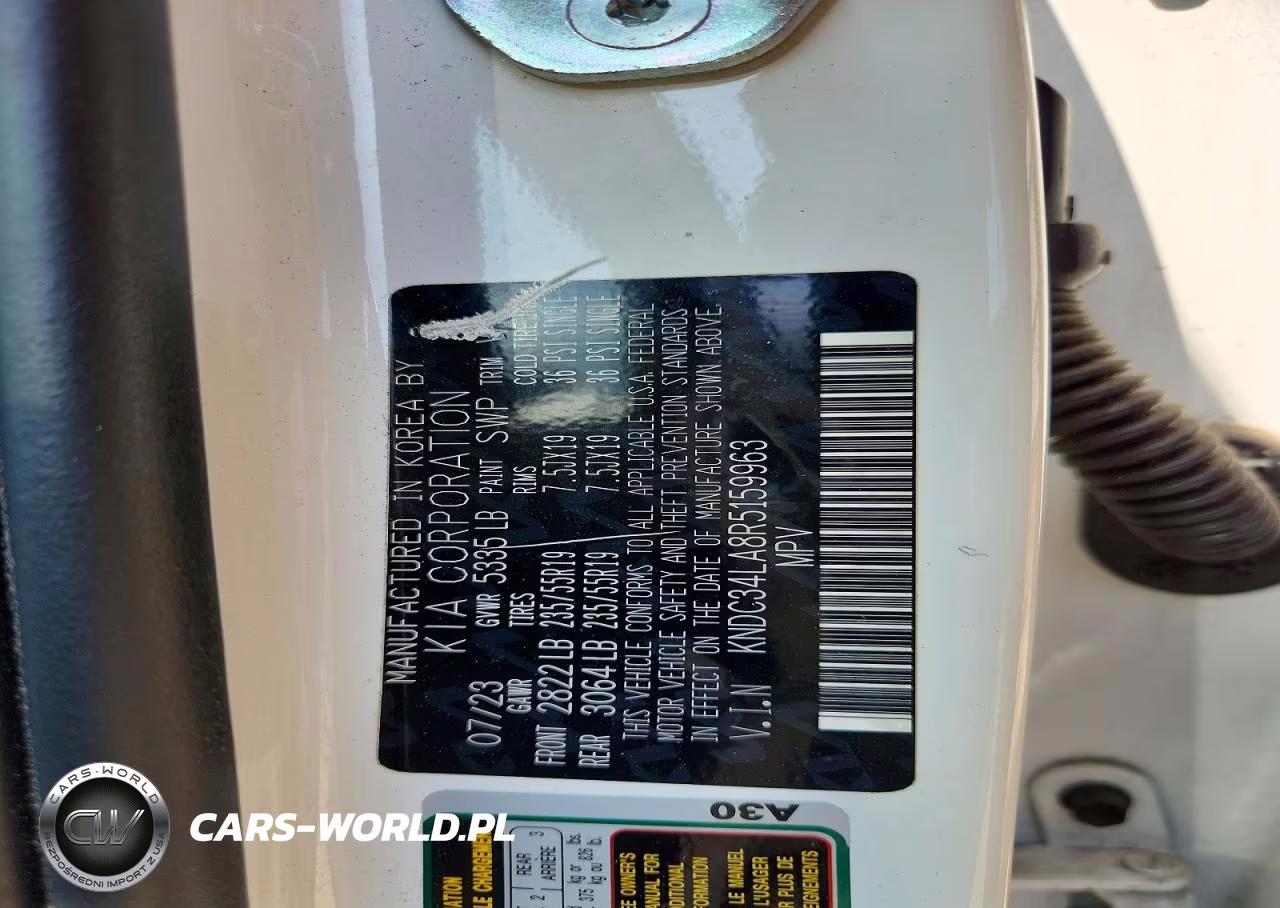 2024 Kia Ev6 Wind VIN:KNDC34LA8R5159963 - 13