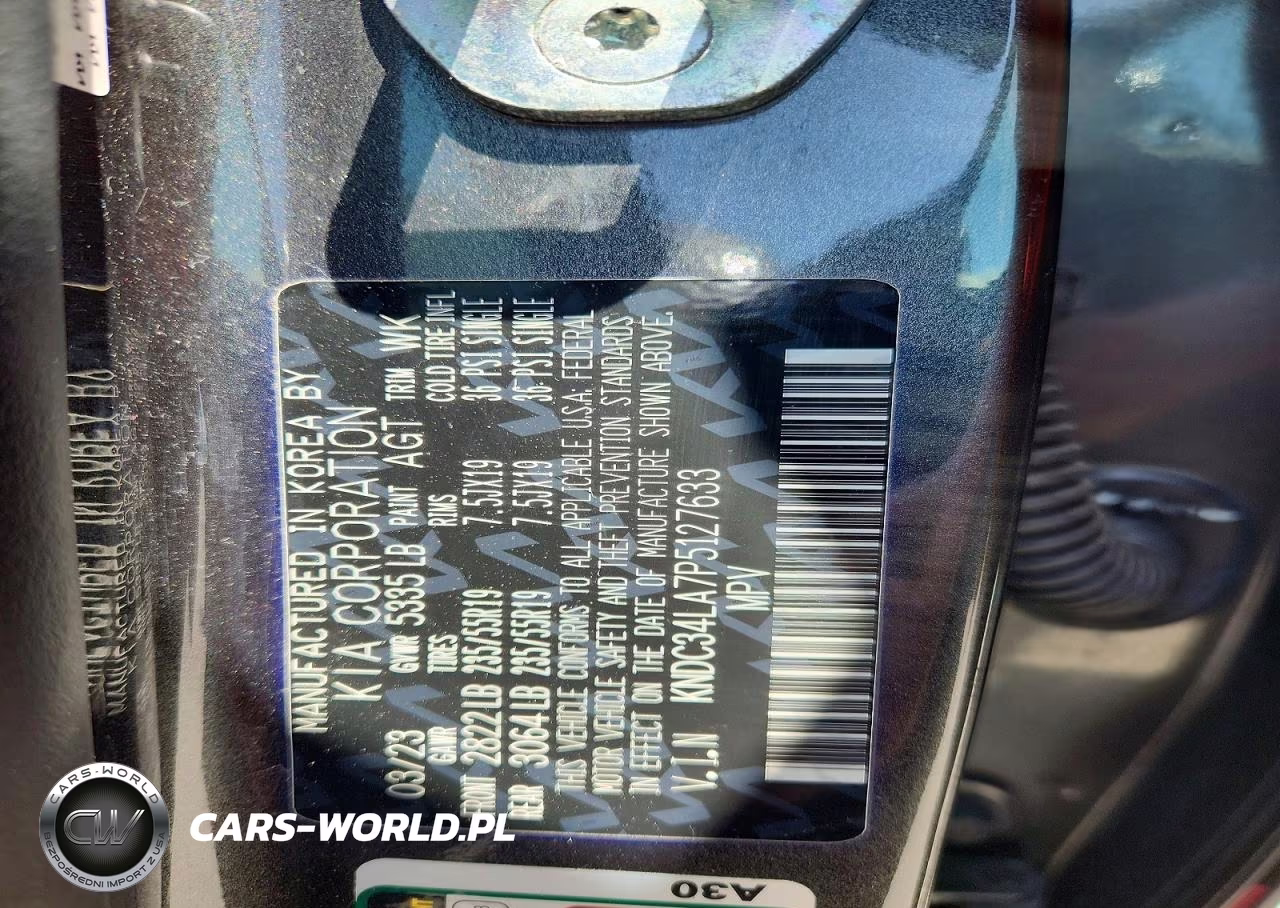 2023 Kia Ev6 Wind VIN:KNDC34LA7P5127633 - 12