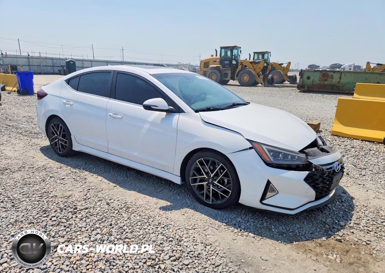 2020 Hyundai Elantra Sport VIN:KMHD04LBXLU992761 - 4