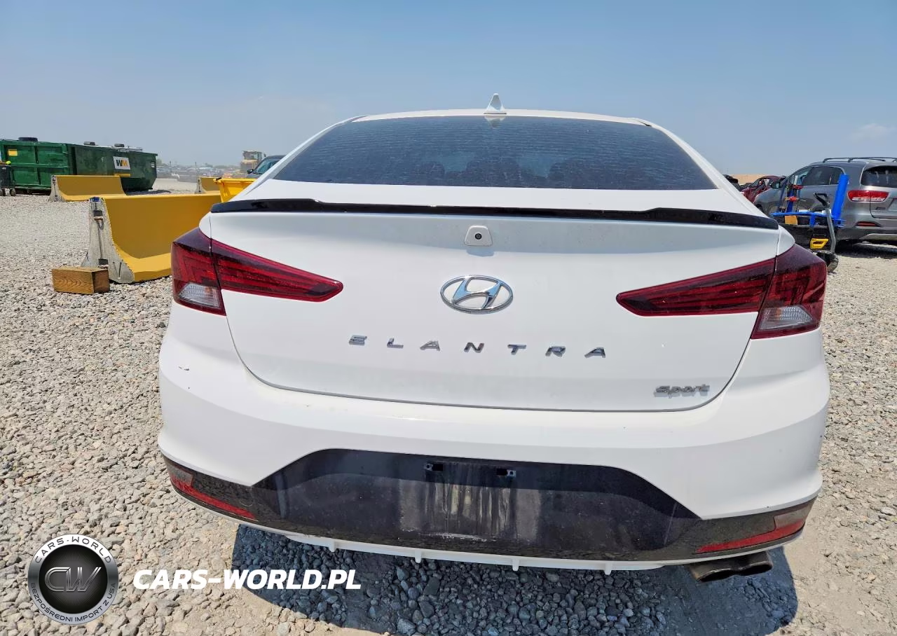 2020 Hyundai Elantra Sport VIN:KMHD04LBXLU992761 - 6
